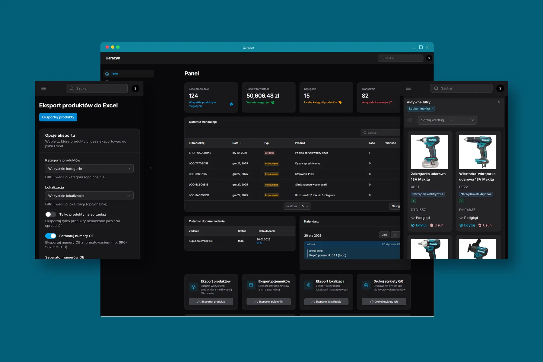 Garage Inventory Management System