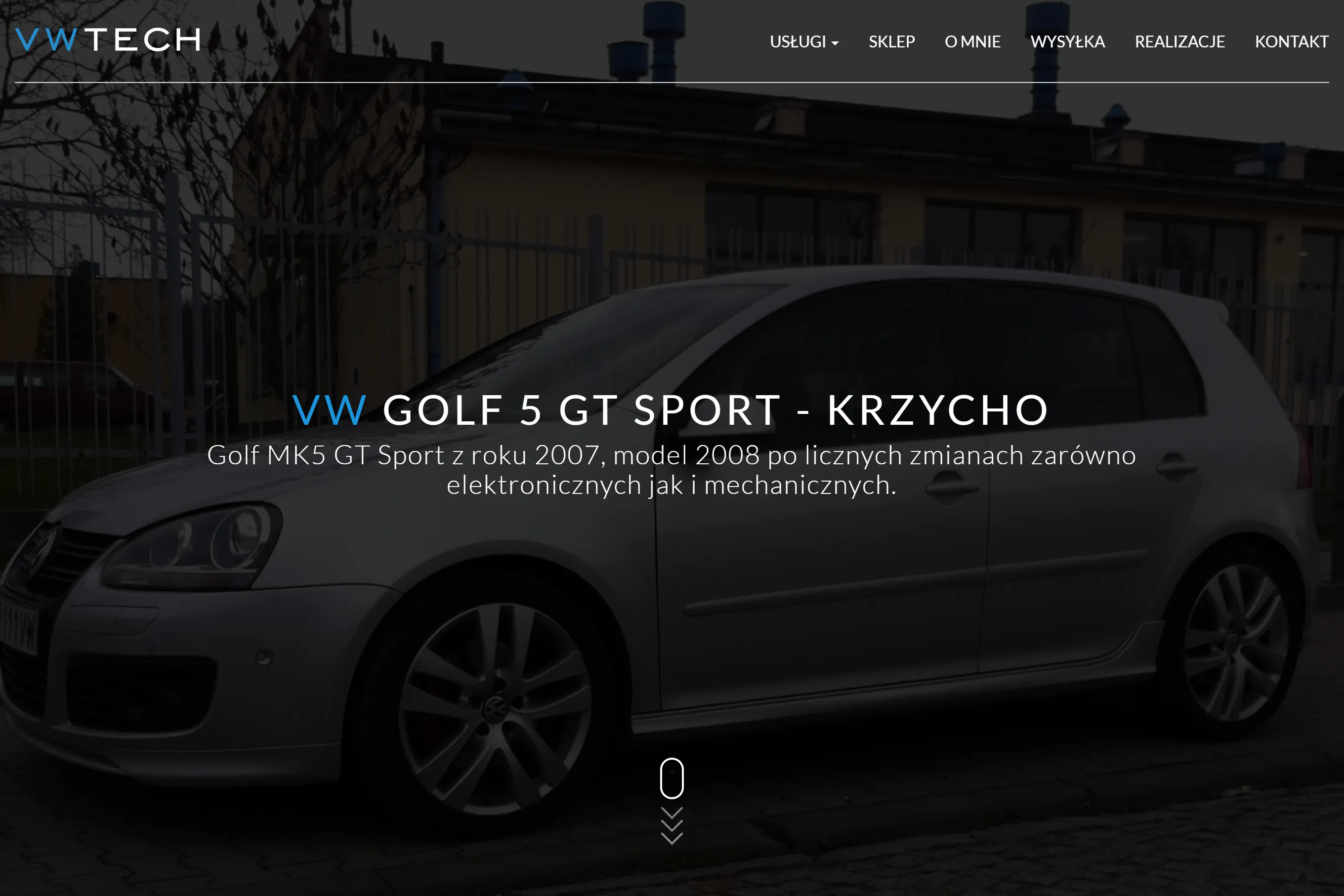 Website with admin panel and product packshots for VWTECH. Includes photo processing and a proprietary CMS adapted to client needs.