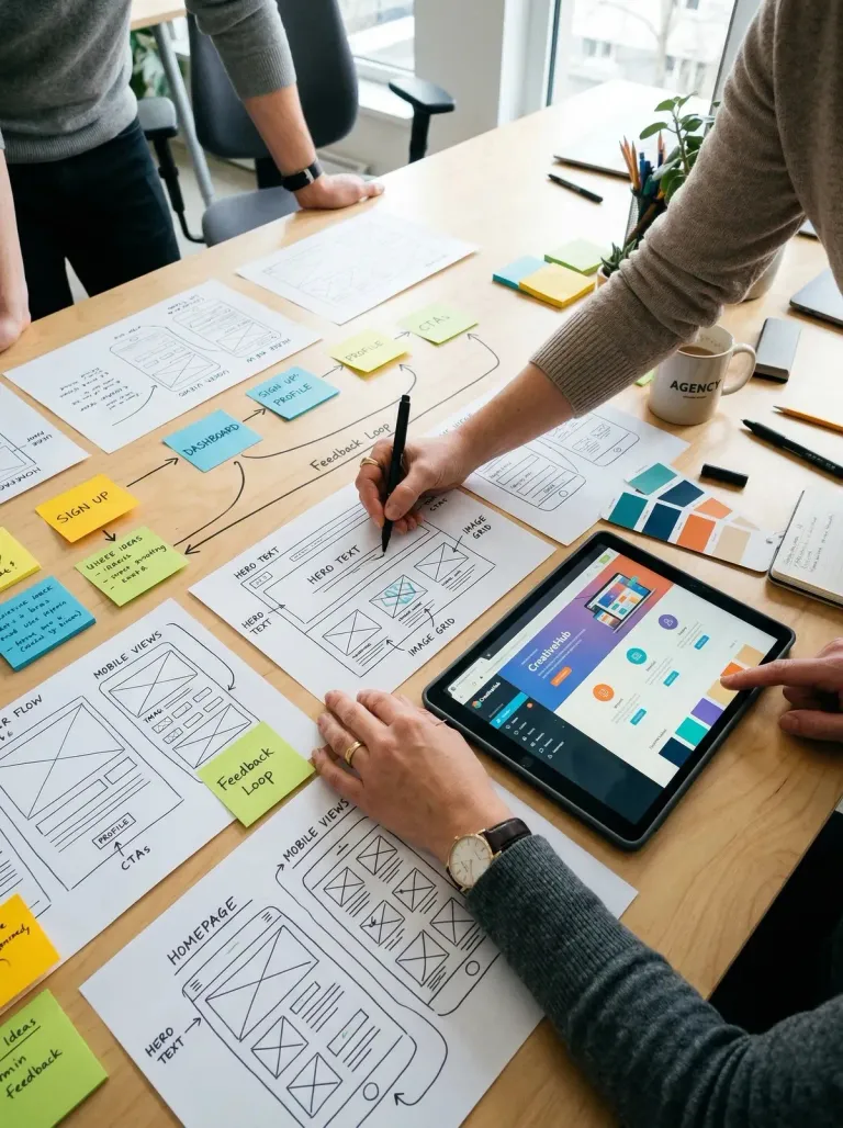 Web application development process
